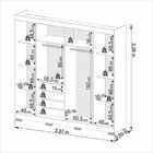 Guarda Roupa Casal 6 Portas 4 Gavetas Londres Prime Imop Móve