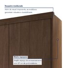 Guarda Roupa Casal 6 Portas 4 Gavetas Miami 100% Mdf Cacau