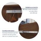 Guarda Roupa Casal 6 Portas 4 Gavetas Miami 100% Mdf Cacau