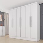 Guarda Roupa Casal 6 Portas 4 Gavetas Munique 180cm Espresso