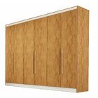 Guarda Roupa Casal 6 Portas 4 Gavetas Oslo  Peróba
