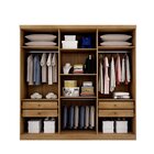 Guarda Roupa Casal 6 Portas 4 Gavetas Padova Novo Horizonte C