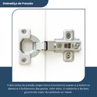 Guarda Roupa Casal 6 Portas 4 Gavetas Primacy   Branco