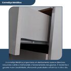 Guarda Roupa Casal 6 Portas 4 Gavetas Primacy   Branco