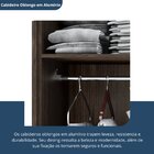 Guarda-roupa Casal 6 Portas 4 Gavetas Primacy Capuccino Wood