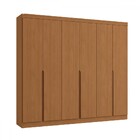 Guarda-roupa Casal 6 Portas 4 Gavetas R582 Canela - Kappesberg