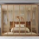 Guarda Roupa Casal 6 Portas 4 Gavetas Reflecta Suburban Espre