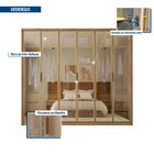 Guarda Roupa Casal 6 Portas 4 Gavetas Reflecta Suburban Espre