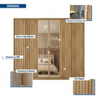 Guarda Roupa Casal 6 Portas 4 Gavetas Ripadas Com Espelho Sub