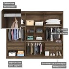 Guarda Roupa Casal 6 Portas 4 Gavetas Roma Conquista Móveis C