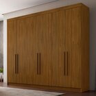 Guarda Roupa Casal 6 Portas 4 Gavetas Roma Conquista Móveis R