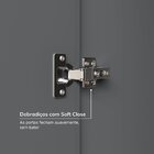 Guarda Roupa Casal 6 Portas 4 Gavetas Sarah Cabecasa Madeirao