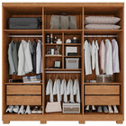 Guarda Roupa Casal 6 Portas 4 Gavetas Sevilha Prime 100 Mdf I