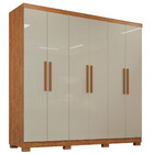 Guarda Roupa Casal 6 Portas 4 Gavetas Sevilha Prime 100 Mdf I