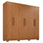 Guarda Roupa Casal 6 Portas 4 Gavetas Sevilha Prime  Cinamomo