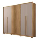 Guarda-roupa Casal 6 Portas 4 Gavetas Suburban Espresso Móvei