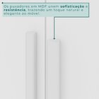 Guarda Roupa Casal 6 Portas 4 Gavetas Uberaba 100% Mdf Branco