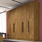 Guarda Roupa Casal 6 Portas 4 Gavetas Veneza Tcil