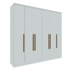 Guarda Roupa Casal 6 Portas 4 Gavetas Veneza Tcil