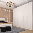 Guarda Roupa Casal 6 Portas 4 Gavetas Veneza Tcil