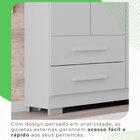 Guarda-roupa Casal 6 Portas 4 Gavetas Verona Premium