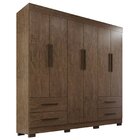 Guarda-roupa Casal 6 Portas 4 Gavetas Verona Premium