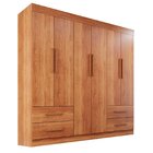 Guarda-roupa Casal 6 Portas 4 Gavetas Verona Premium