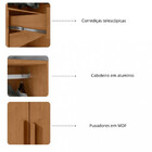 Guarda Roupa Casal 6 Portas 4 Gavetas Zeus Lopas