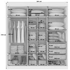 Guarda Roupa Casal 6 Portas 4 Gavetas Zeus Plus Lopas