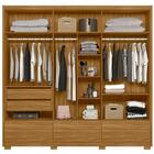 Guarda Roupa Casal 6 Portas 5 Gav 0330 Moval
