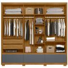 Guarda Roupa Casal 6 Portas 5 Gav 0330 Moval