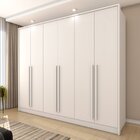 Guarda Roupa Casal 6 Portas 5 Gavetas 275cm Ariel Yescasa  Ne