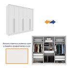Guarda Roupa Casal 6 Portas 5 Gavetas 275cm Ariel Yescasa  Ne