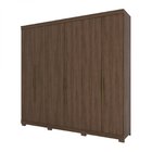 Guarda Roupa Casal 6 Portas 5 Gavetas Arizona Espresso Móveis