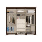 Guarda Roupa Casal 6 Portas 5 Gavetas Everest Max Jacaranda