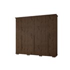 Guarda Roupa Casal 6 Portas 5 Gavetas Everest Max Jacaranda