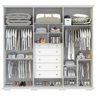 Guarda Roupa Casal 6 Portas 5 Gavetas Everest Max Zanzini