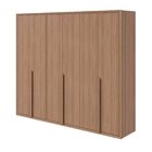 Guarda-roupa Casal 6 Portas 5 Gavetas Únique Carvalho Naturale
