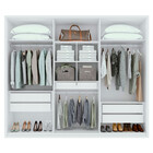 Guarda Roupa Casal 6 Portas 5 Gavetas Únique Móveis Lopas