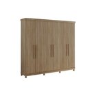 Guarda Roupa Casal 6 Portas 5 Gavetas Valencia Móveis Fazzio