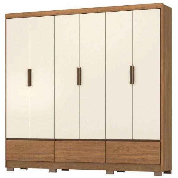 Guarda Roupa Casal 6 Portas 63330K Himalaia Amendola Off Whit