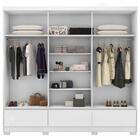 Guarda Roupa Casal 6 Portas 63330K Himalaia Branco Demobile