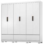 Guarda Roupa Casal 6 Portas 63330K Himalaia Branco Demobile