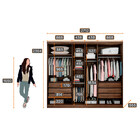 Guarda Roupa Casal 6 Portas 6 Gaveta Bari Novo Horizonte