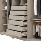 Guarda-roupa Casal 6 Portas 6 Gavetas 100% Mdf Dukai Fendi