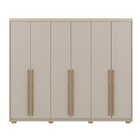 Guarda-roupa Casal 6 Portas 6 Gavetas 100% Mdf Dukai Fendi
