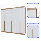 Guarda-roupa Casal 6 Portas 6 Gavetas 100% Mdf Lisboa Inovata