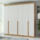 Guarda-roupa Casal 6 Portas 6 Gavetas 100% Mdf Lisboa Inovata