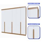 Guarda-roupa Casal 6 Portas 6 Gavetas 100% Mdf Lisboa Inovata