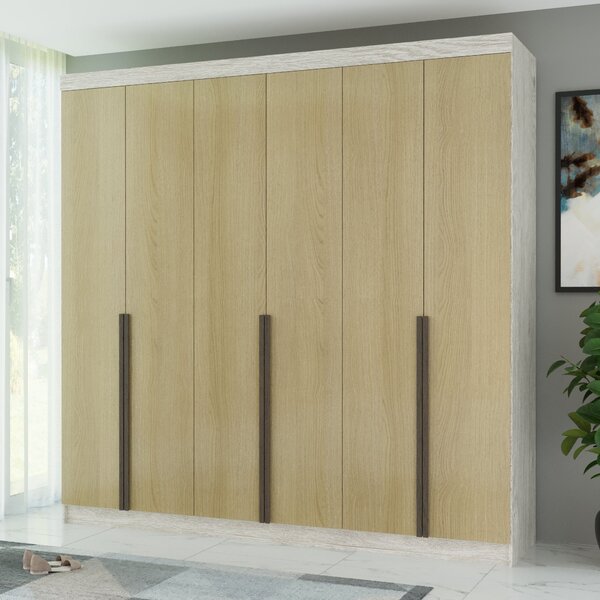 Guarda-roupa Casal 6 Portas 6 Gavetas 100% Mdf Lisboa Teka/ar